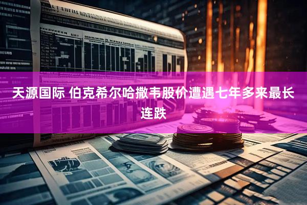 天源国际 伯克希尔哈撒韦股价遭遇七年多来最长连跌